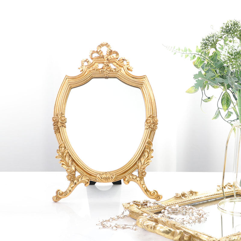 European Make-up Mirror Tabletop Creative Single-sided Mirror European Make-up Mirror Tabletop Creative Single-sided Mirror